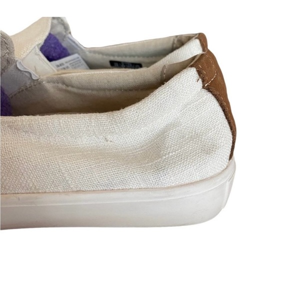 Revitalign Ivory Linen boardwalk canvas slip ons - Picture 6 of 9